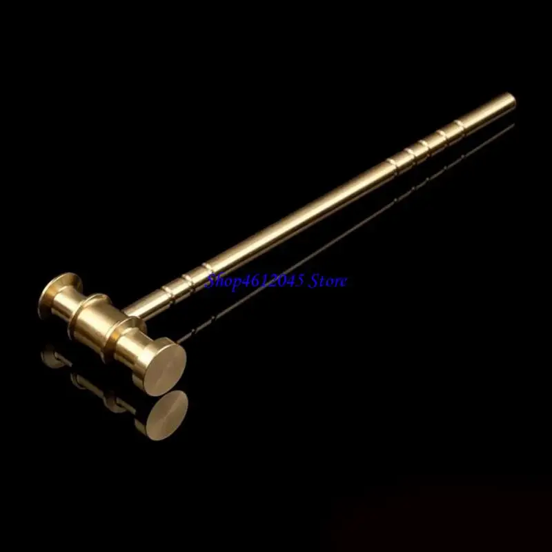 L69A 16 سم مطرقة النحاس الصغيرة إصلاح ساعة الإصلاح على مدار الساعة لمطرقة الرأس لمراقبة الإصلاح والمجوهرات وغيرها من الأدوات