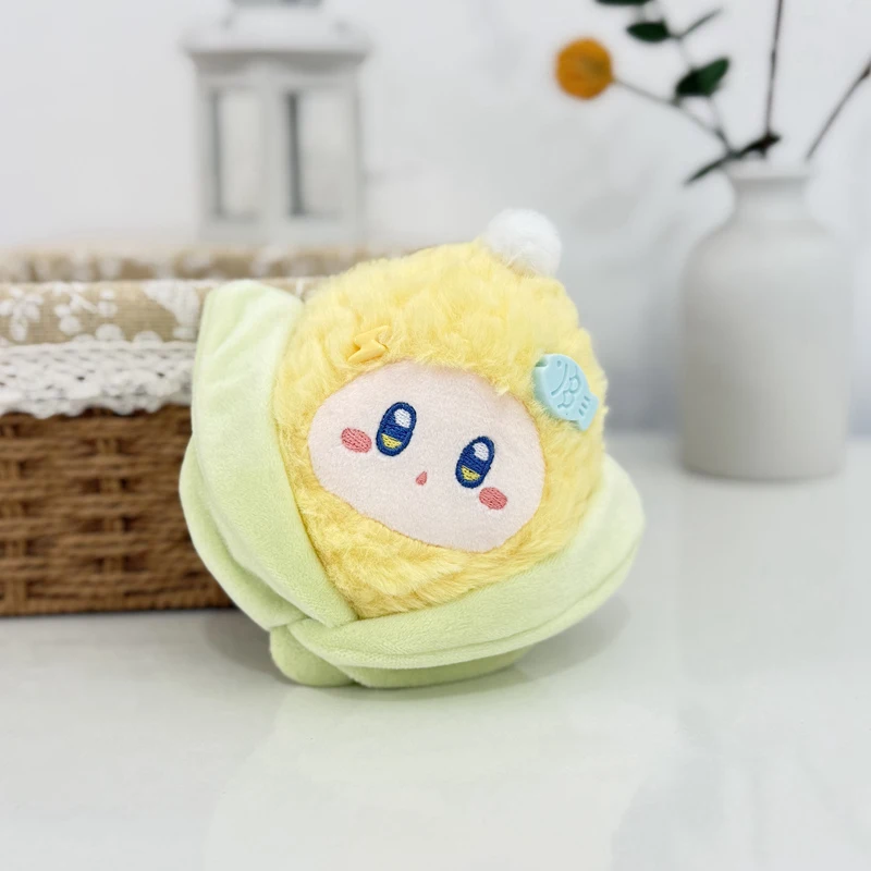 15 cm cartoon maïs pluche sleutelhanger schattige antropomorfe groente rugzak hanger voor kinderen kerst verjaardagscadeau