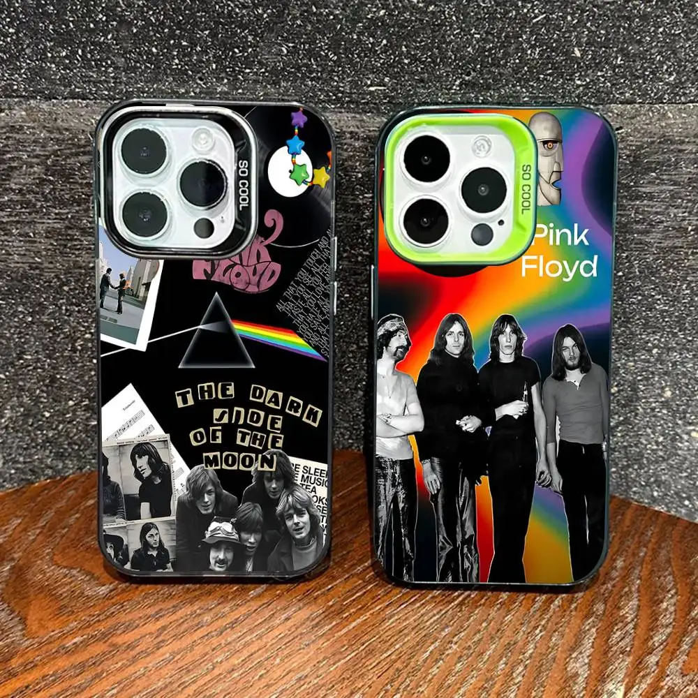 

Band P-PinK Rock F-Floyd Phone Cases For IPhone 17 16 15 14 13 12 11 Plus Pro Max Pro Color Matte Cover