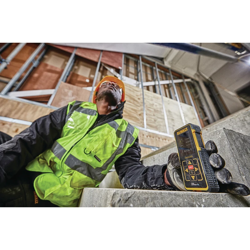 DEWALT DW0330S narzędzie miernik odległości podłączyć 330 ft. Miernik odległości laserowe 100m z Bluetooth