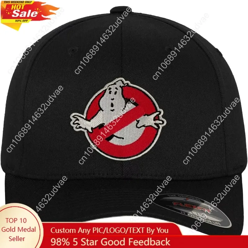 

Ghostbusters Officially Licensed Flexfit Cap (Black), Small/Medium