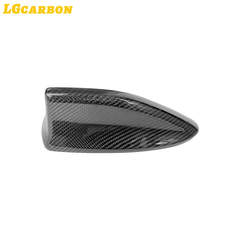 LGcarbon Car Carbon Fiber Fin Antenna Cover Trim FM AM Radio Fin Aerial Adhesive Tabe for Subaru BRZ Toyota GT86