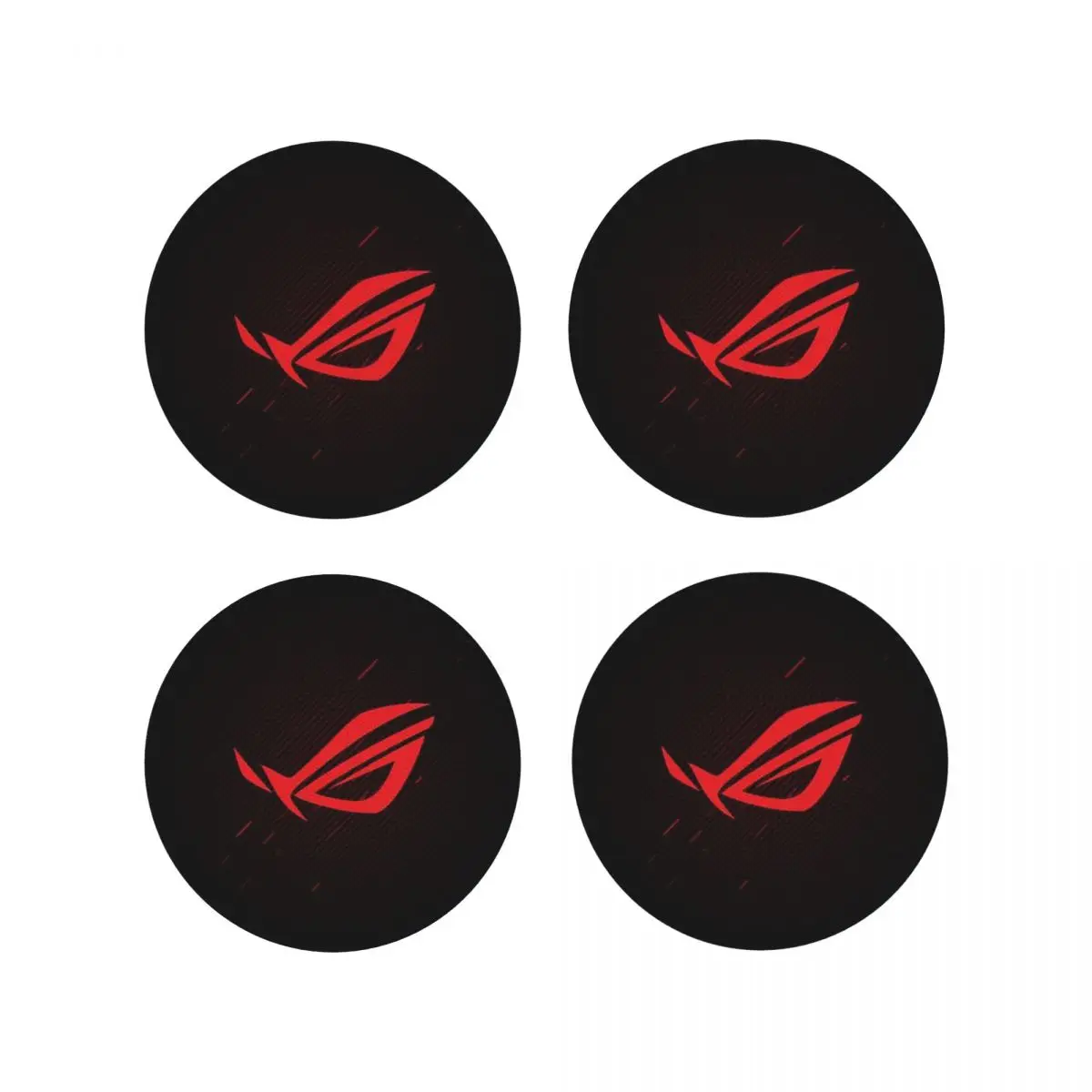 

Подставки Asus Rog, кухонные салфетки, нескользящие изоляционные коврики для чашек, кофейные коврики для декора, домашняя посуда, подушечки, набор из 4 шт.