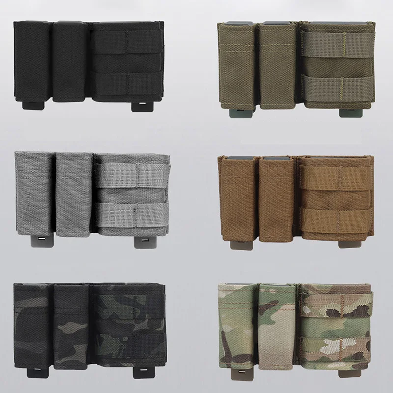 

Tactical Fast 5.56/9Mm Mens Double Dump Pouch Flashlight Holster Pouch Molle Tool Bag Camo Magazine Pouch Safety Ifak Mag Pocket