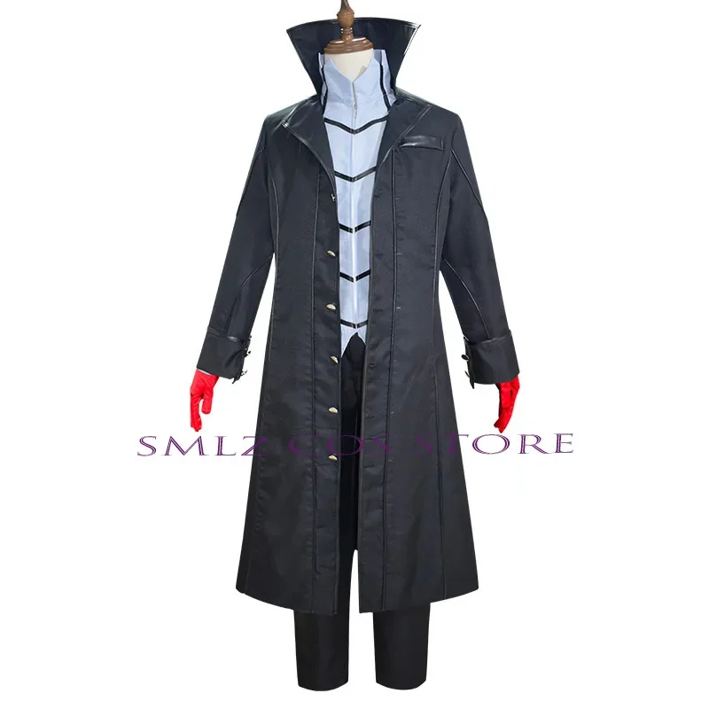 Anime Persona 5 Cospaly Joker Hoofdpersonage Held Amamamiya Ren Cosplay Kostuum Uniform Party Rollenspel Outfit Voor Mannen