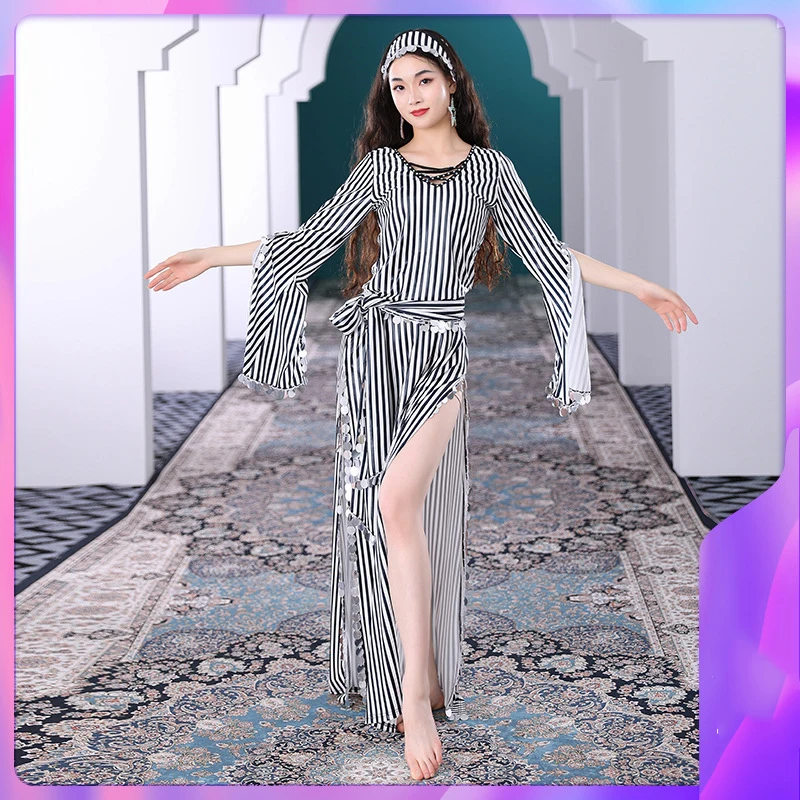 النساء ملابس الرقص الشرقي فستان سعيدي بلدي الشرقية ملابس رقص البطن الترتر رداء الإناث بدلة الرقص