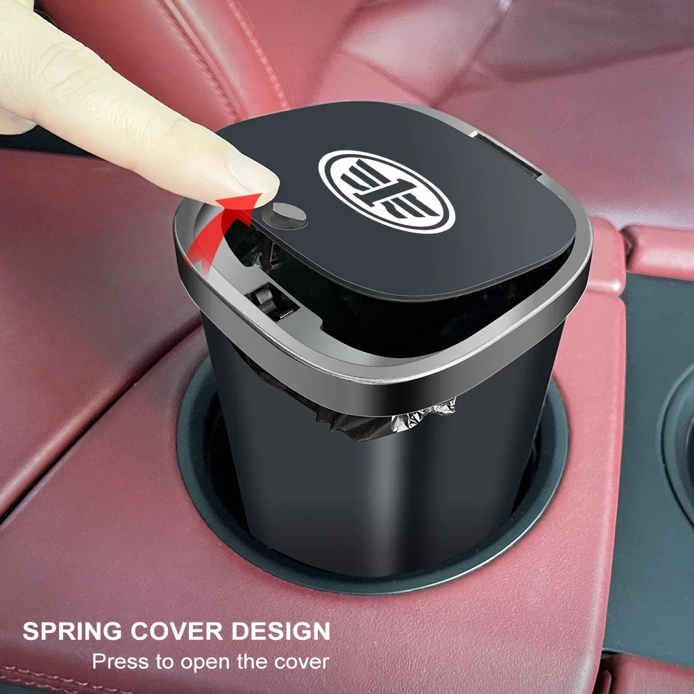 سلة مهملات السيارة من أجل FAW ، علبة القمامة ، ملحقات السيارات ، V5 ، X80 ، B50 ، Besturn X40 ، T77 ، V2 ، Vita ، F5 ، V70 ، D60 ، J6 ، F1 ، V80 ، b70 ، R7 ، N5 ، N7 ، B30 ، T33 #2