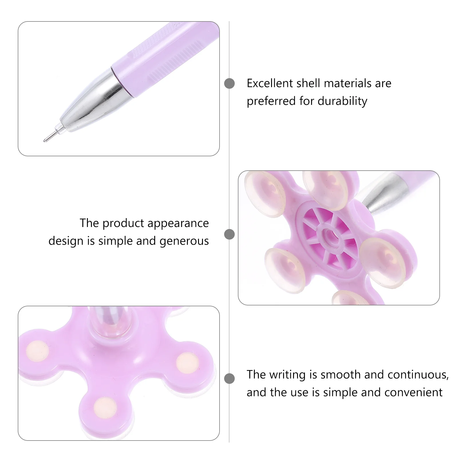 

10pcs Phone Holder Creative Suction Cup Multifunctional Writing For Students Office Stationery Portable Pen With Stand Dual-Use