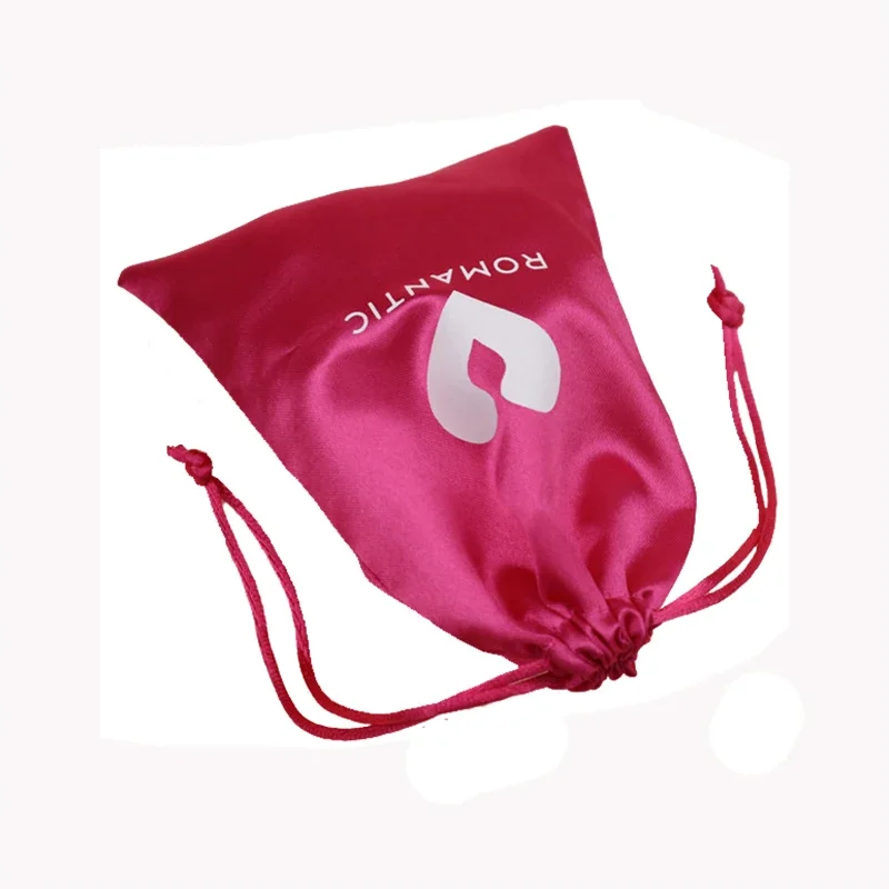 طباعة شعار مخصص الساتان عذراء الشعر أكياس قناع عين جمع الحرير جيب شنطة هدايا مجفف الشعر الرباط حقيبة التخزين 10 قطعة/الوحدة #4