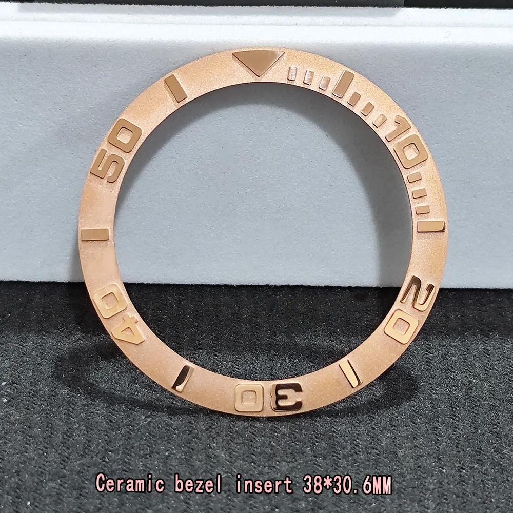 Tilt 38 * 30.6MM  Watch Bezel Ceramic GMT And Diving Watchs Inserts Suitable For 40MM Replacement of Accessories Fashionistas