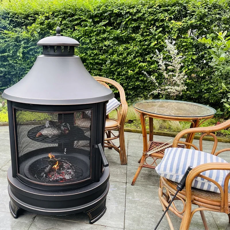 

Garden heating, courtyard stoves, American outdoor