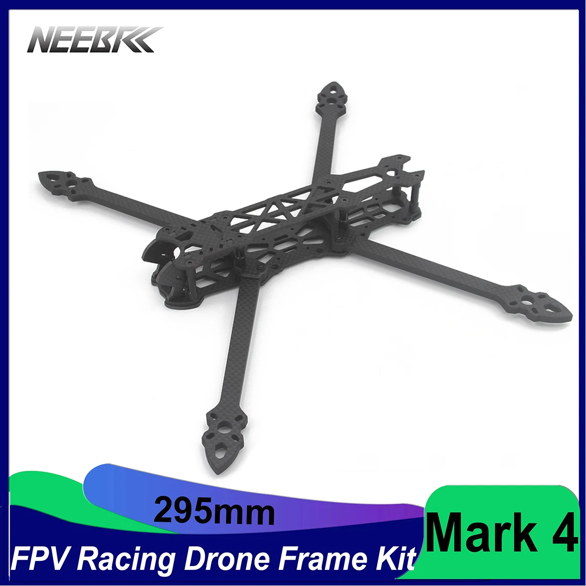 

Mark4 7inch 295mm Carbon Fiber 5mm Arm Frame Kit for Mark 4 FPV RC Racing Drone Quadcopter Freestyle RC Plane DIY Parts