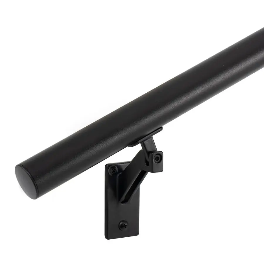 

FT Handrails Kit for Indoor Outdoor StairsModern Aluminum Handrail Set1.4 Diameter Bar,Adjustable 304 Stainless Steel Brackets I