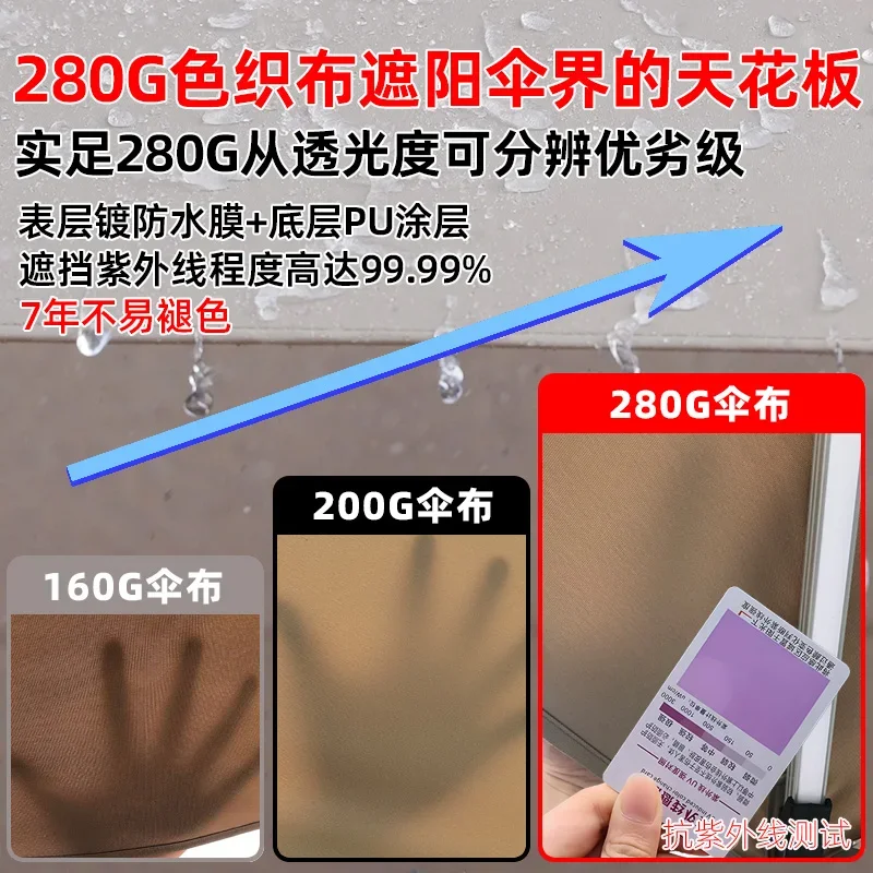 야외 파라솔 코트 우산 테라스 발코니 야외 스탠드 대형 태양 우산 쉐드 빌라 정원 야외 로마 우산