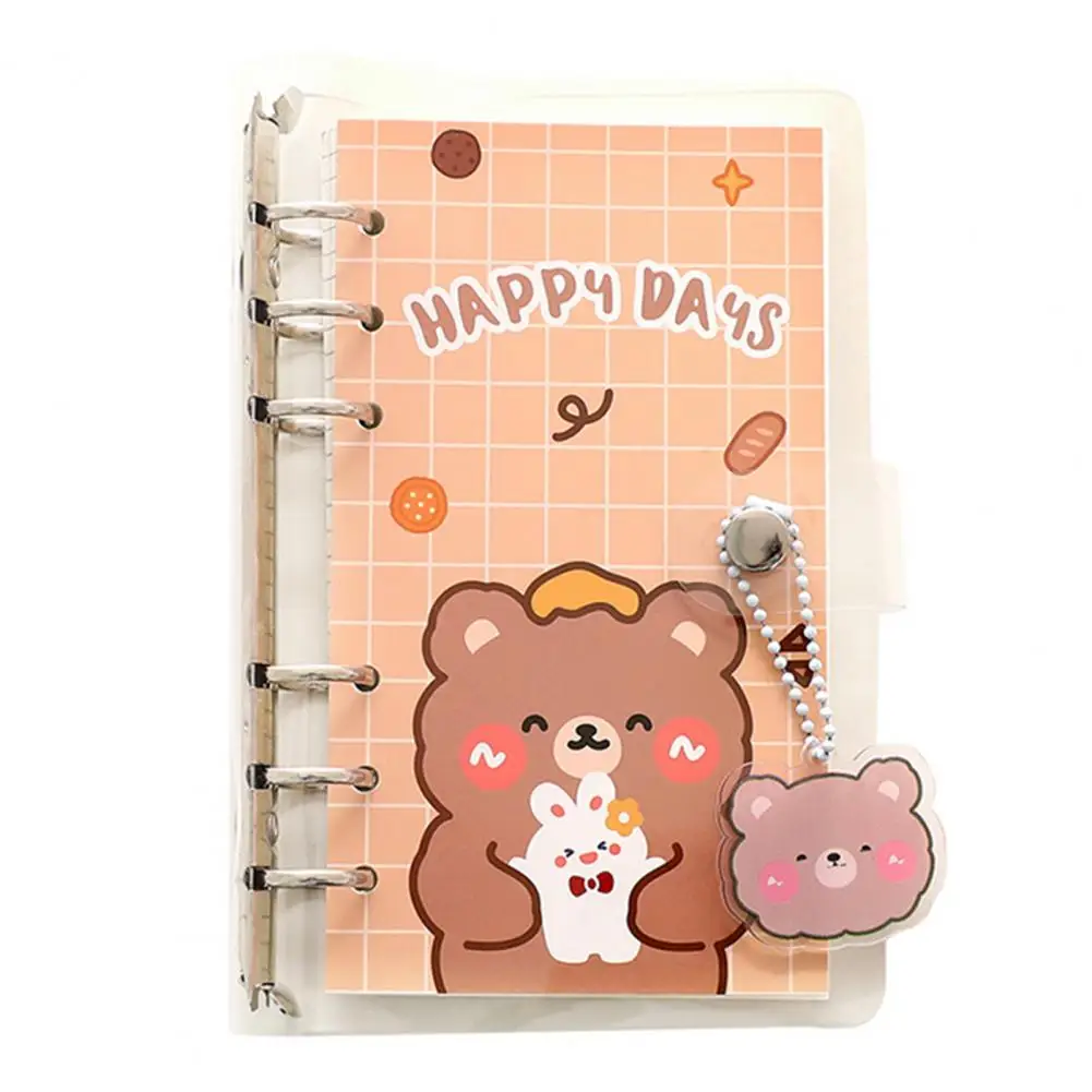 1 Set Exquisite Diary Notebook 100 Sheets Planner Book Detachable Donut Bear Dog Cartoon Notebook  Write