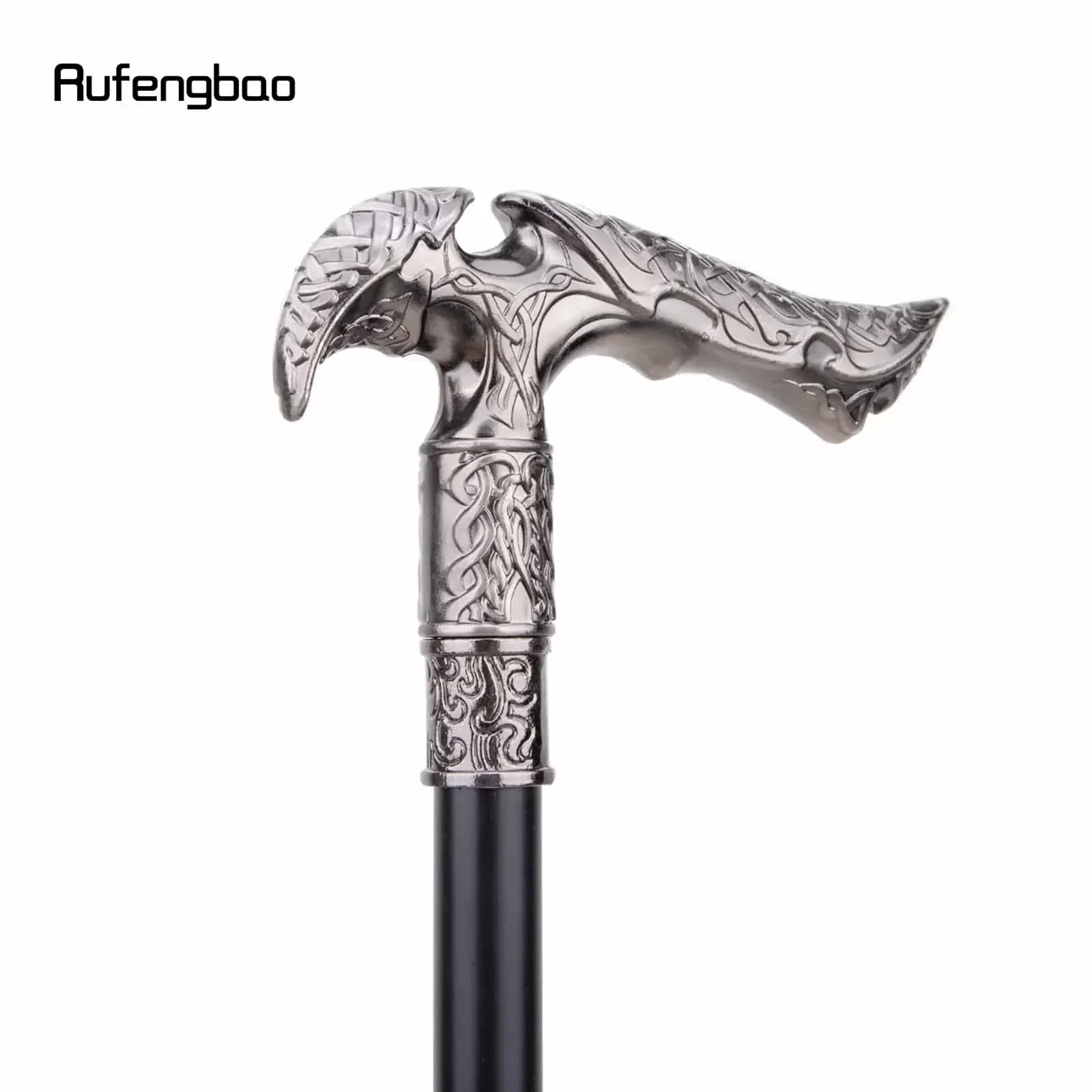 Reaper Scythe Fashion Walking Stick Decorative Stick Cospaly Vintage Decorative Stick for Cosplay, Steampunk & Everyday Use 93cm