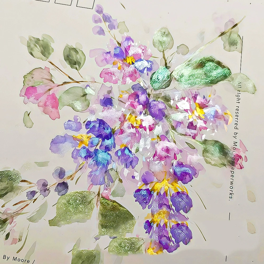 مجموعة ألوان مائية صلبة مكونة من 12 لونًا مع أصباغ حية لامعة وغير قابلة للتلاشي لفن الأظافر والحرف اليدوية والرسم بنفسك #6