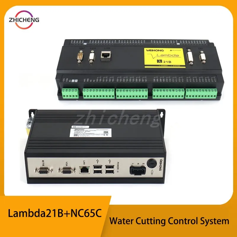 ใหม่ WeiHong รถบัส CNC น้ำตัดระบบควบคุม Lambda21B + NC65C สำหรับ CNC ความดันวอเตอร์เจ็ทตัด