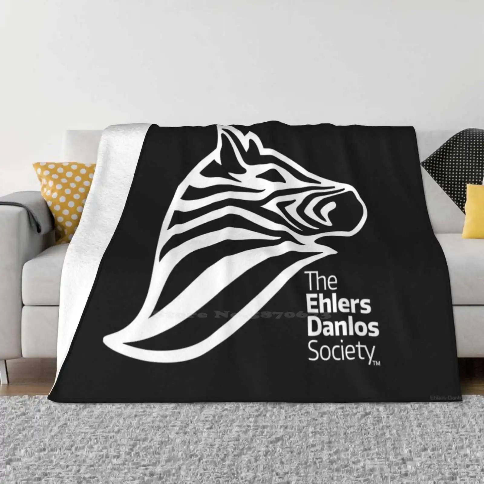 Ehlers-Danlos Awareness Fashion Soft Warm Throw Blanket Ehlersdanlos Ehlers Danlos Hypermobility Chronic Pain Dysautonomia