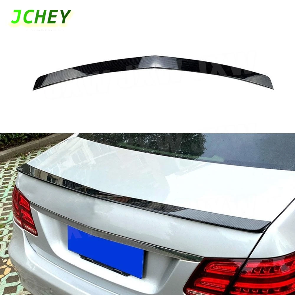 

JCHEY ABS Material Rear Trunk Spoiler Boot Lip Wing Spoiler For Benz E Class W212 E200 E260 E63 For AMG 2014-2016 Sedan 4Door