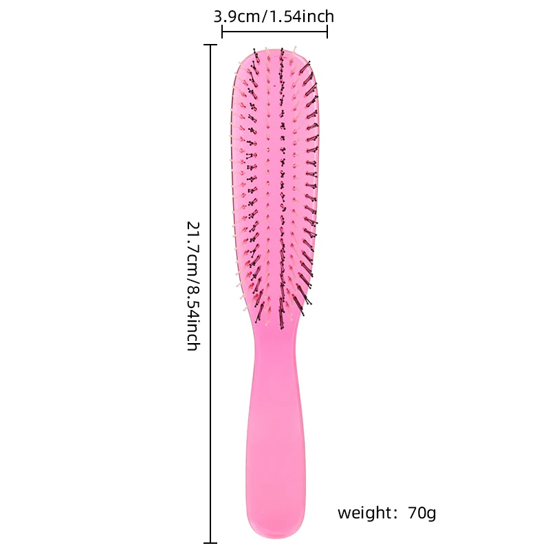 Pente de cabelo de massagem profissional para mulheres - ferramenta de escovação de cabelo estimulante do couro cabeludo de qualidade de salão para uso doméstico
