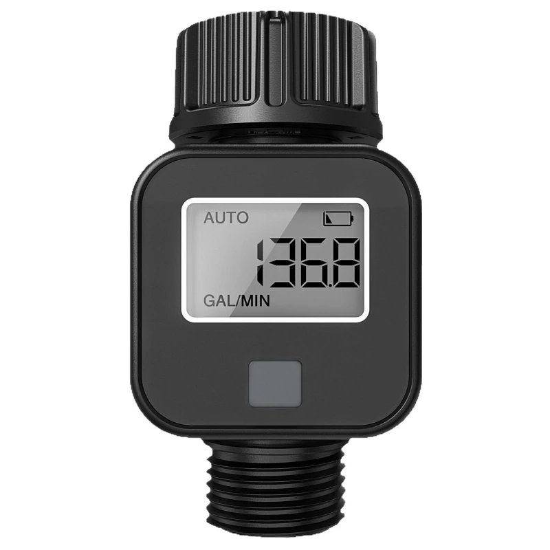 

New water flowmeter LCD large screen volume digital visible water flow meter multi-function electronic