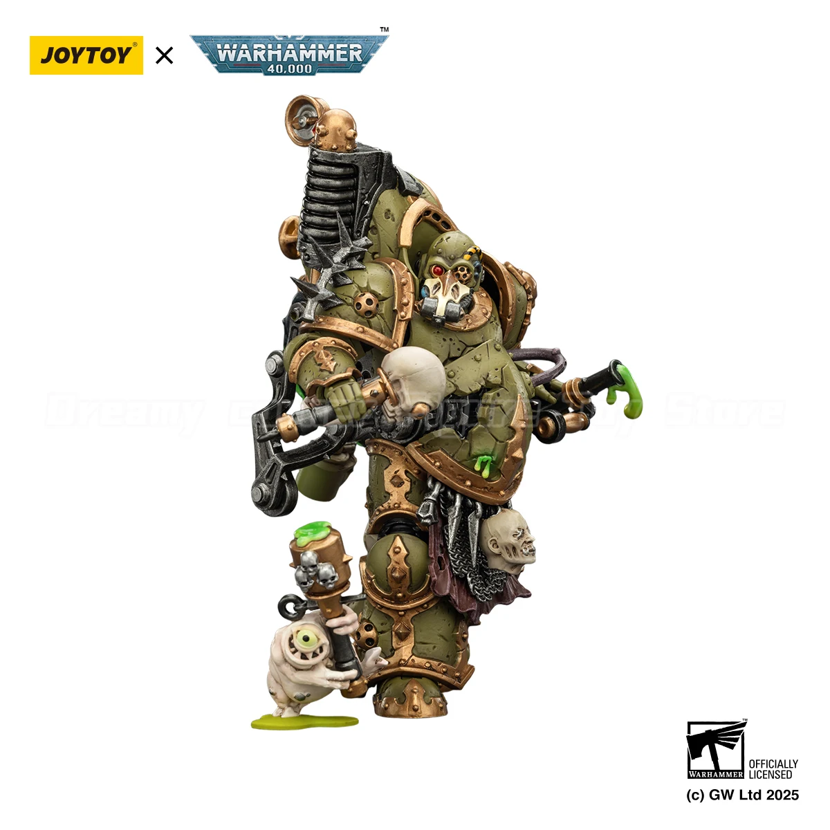 

В наличии: Фигурка JOYTOY Warhammer 40K Death Guard Lord of Virulence Foul Blightspawn, масштаб 1/18