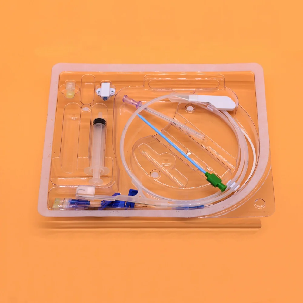 CVC Inserted Central Catheter Line Single/Double/Triple Lumen Central Venous PU of Centrer Venous Catheter Kit
