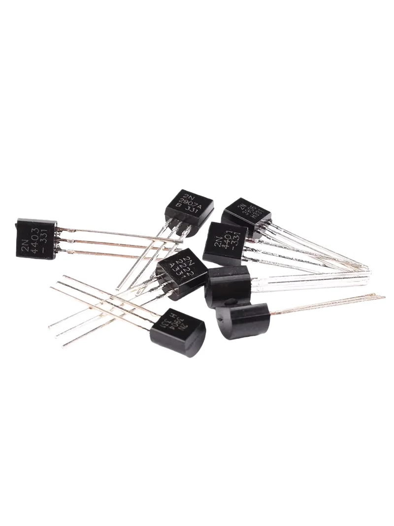50pcs 2N2222A 3904 4401 5551 2907A 3906 4403 5401 Direct Insertion TO-92 Transistor image 4