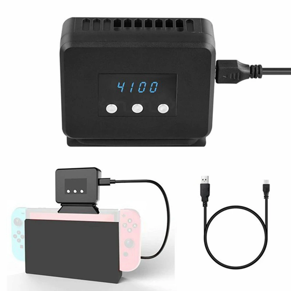 XB-Cooling Fan For NS Switch External Turbo Pumping Cooler Radiator Base For Switch Docking Station LED Display Radiator