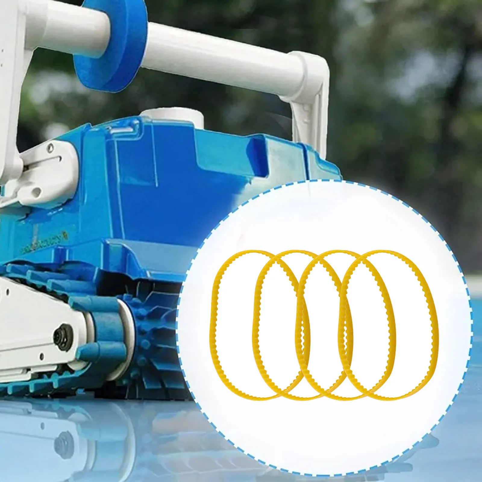 Cleaning Robot Parts Replacement Belts Excellent Performance Long-lasting Performance Proper Traction For Aquabot 3302A