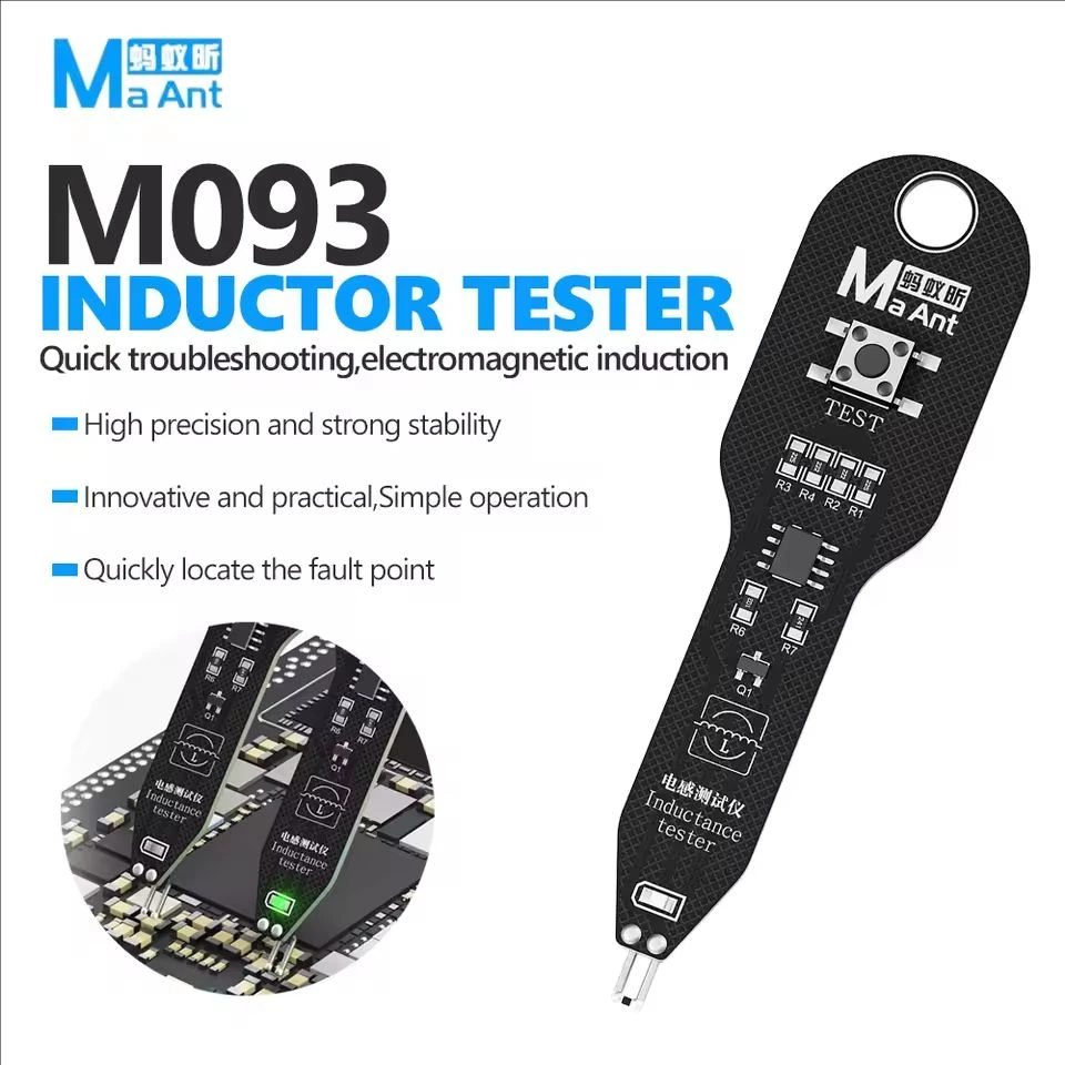 Maant M093 Motherboard Coil Tester Inductor Detector Tool For PC Repair Electromagnetic Induction Quick Fault Check