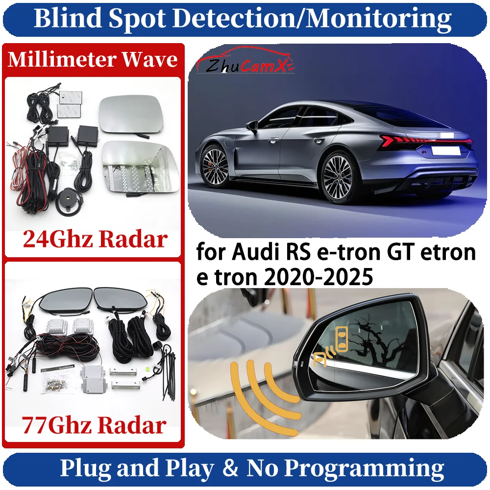 

Blind Spot Monitoring/Detection for Audi RS e-tron GT etron e tron 2020-2025 Side Assist Lane Change Assist Night Driving System