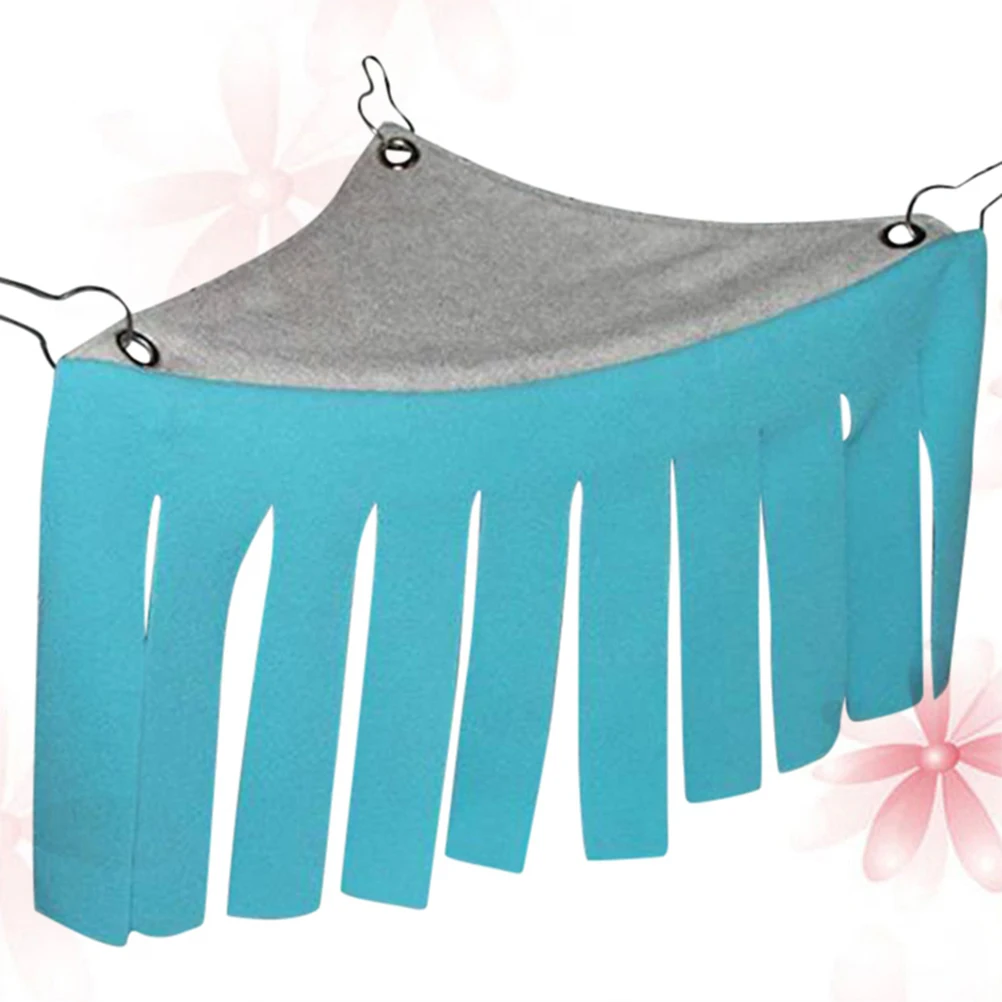 

1pc Dutch Mouse Cloth House Tassels Corner Design For Small Pets Hamster Rat Chinchilla Play Rest Durable For Dogs Cats Pet