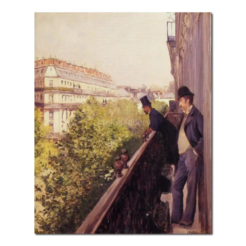 

Ручная роспись маслом Gustave Caillebotte балкон холст художественная репродукция пейзаж для кабинета Настенный декор