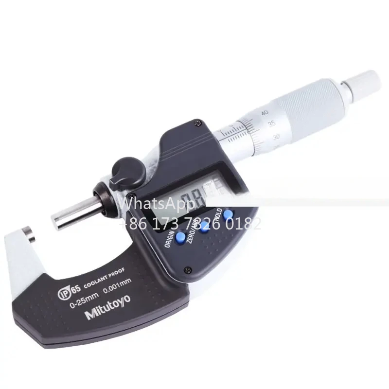 Japan made IP65 Digital Outside Micrometers，Range 0-25/25-50/50-75/75-100mm 0.001mm,293-240-30 293-241-30 293-242-30 293-243-30