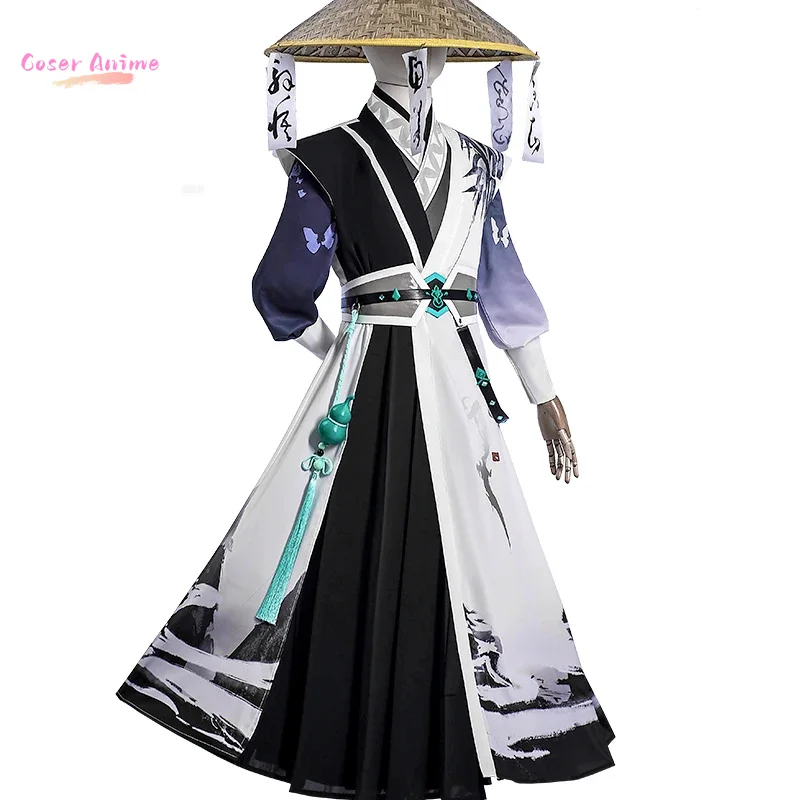 【Coser】잭 코스프레 의상 게임 정체성 Ⅴ 유니폼 할로윈 파티 여성용 남성용 카니발 소품