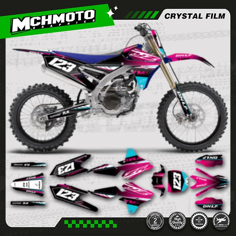 

MCHMFG для YAMAHA 2015-2019 YZF450 2014-2017 YZF250 2014-2018 YZF250X WRF250Custom мотоциклетная графика номер имени на заказ