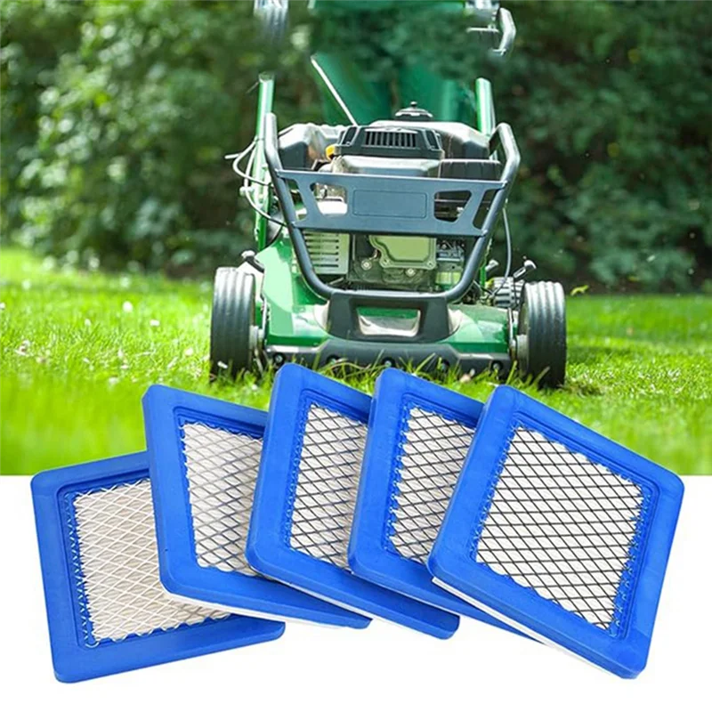 ABPQ-Filtro dell'aria per tosaerba Elementi filtranti quadrati adatti per accessori di ricambio per tosaerba Briggs & Stratton 491588
