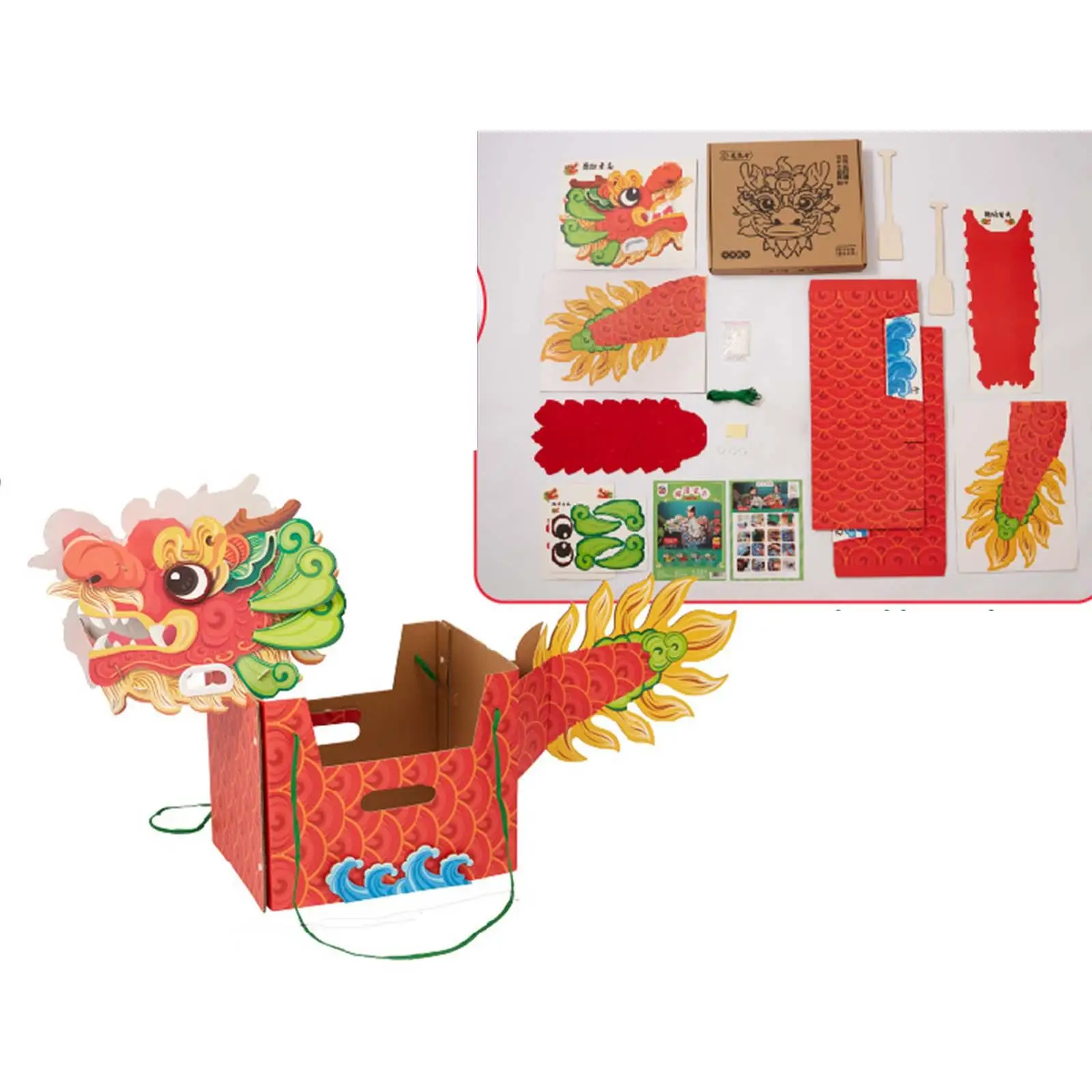 chinese-paper-dragon-chinese-new-year-dragon-boat-cute-chinese-new-year-decoration-toys-for-mid-autumn-festival-children-kids