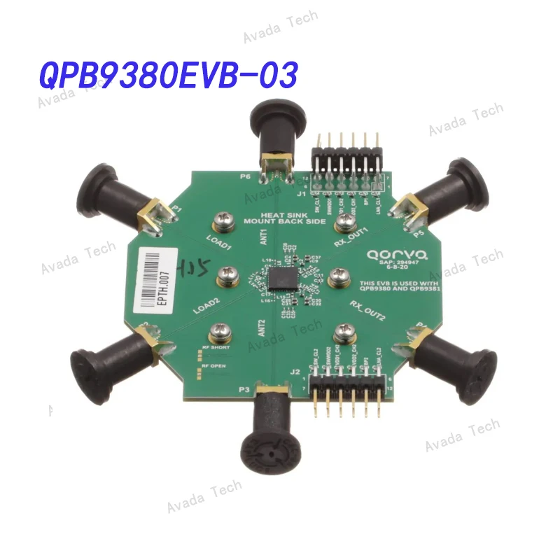 

QPB9380EVB-03 RF development tool 2.3-4.2 GHz 20W Switch LNA Module