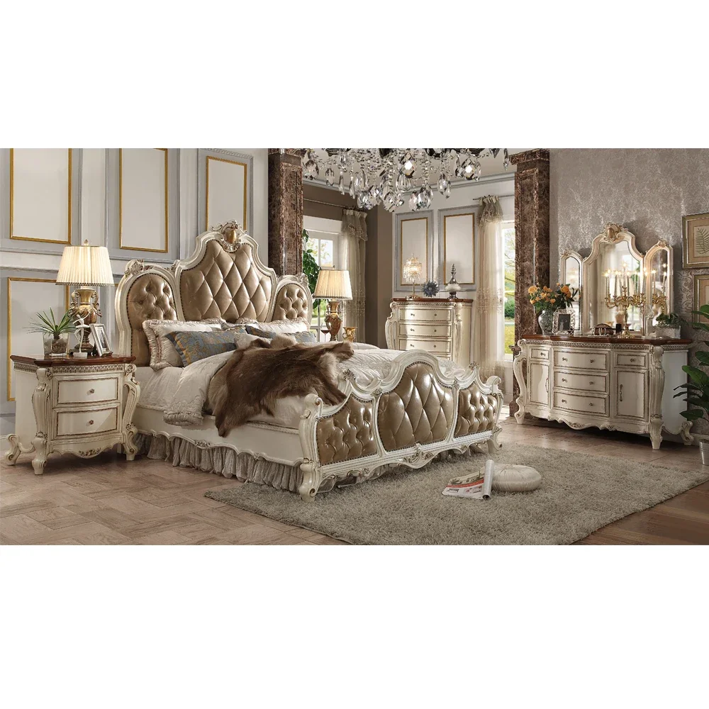 2026 Elegant Cheap Modern High Gloss Wardrobe Wooden Bedroom Sets Furniture