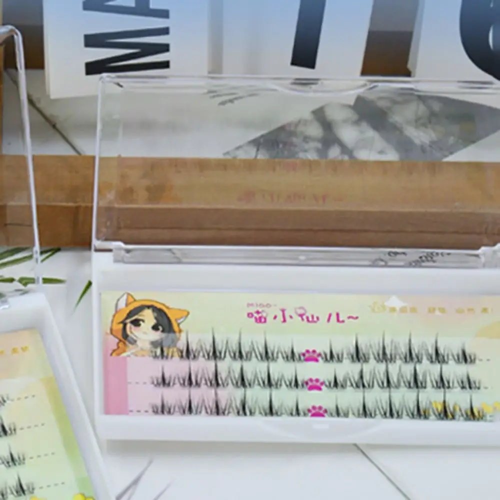 30/50 enclusters pestañas individuales en racimo DIY extensión de pestañas pestañas postizas esponjosas dulces de larga duración