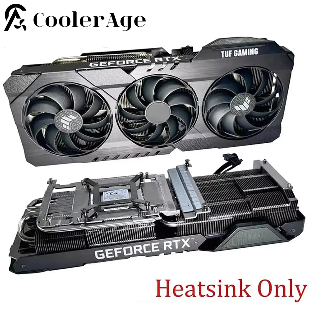 For ASUS GeForce RTX 3080 3090 TUF  Gaming Video Card Replacement Heatsink wiht Backplane Without Graphics Card