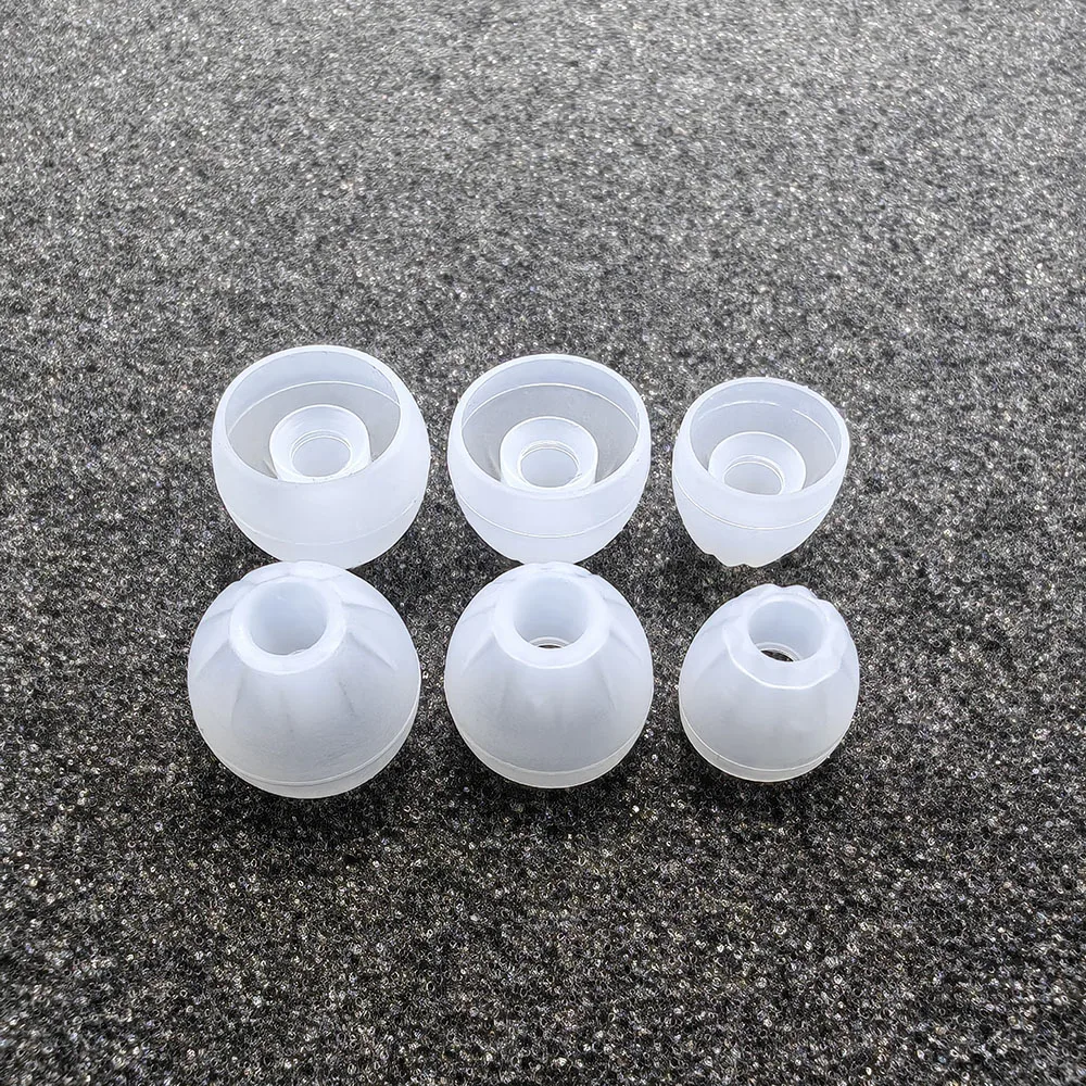 In-Ear-Ohrkappen für KZ-Kopfhörer, Silikon-Abdeckungen, Ersatz-Ohrhörer-Spitzen, Ohrhörer, Ohrstöpsel, Ohrpolster, Kissen, 6 Stück/3 Paar – Detail 8