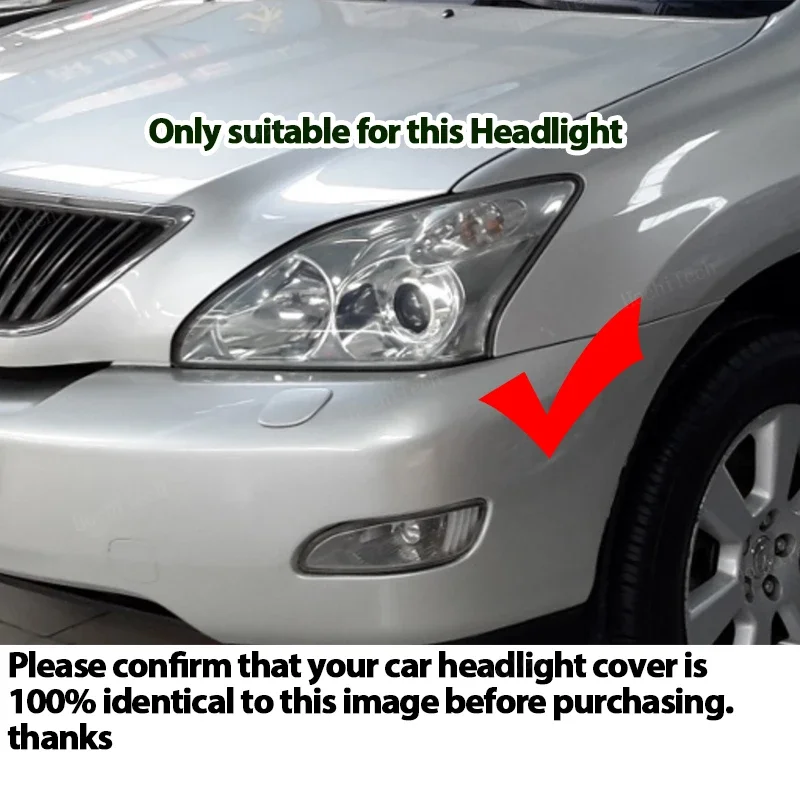 Car Headlight Headlamp Light Lampshade Glass Lens Case Protective Shell Cover For Lexus RX XU30 RX300 RX330 RX350 RX400 2003-09