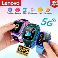 Reloj Inteligente Lenovo 5G GPS 2026 para Niños, con Tarjeta SIM, Llamadas, SOS, Localización, Cámara, Resistente al Agua, para Niños y Niñas, Regalo