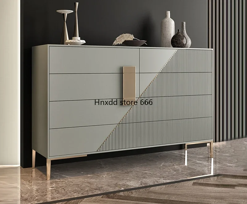 Entrance cabinet, living room against the wall, locker, dining side cabinet, bedroom, bedside storage cabinet image 2