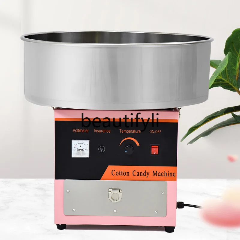 

Cotton Candy Machine Commercial Stall Use Colorful Fancy Electric Automatic Cotton Candy Maker
