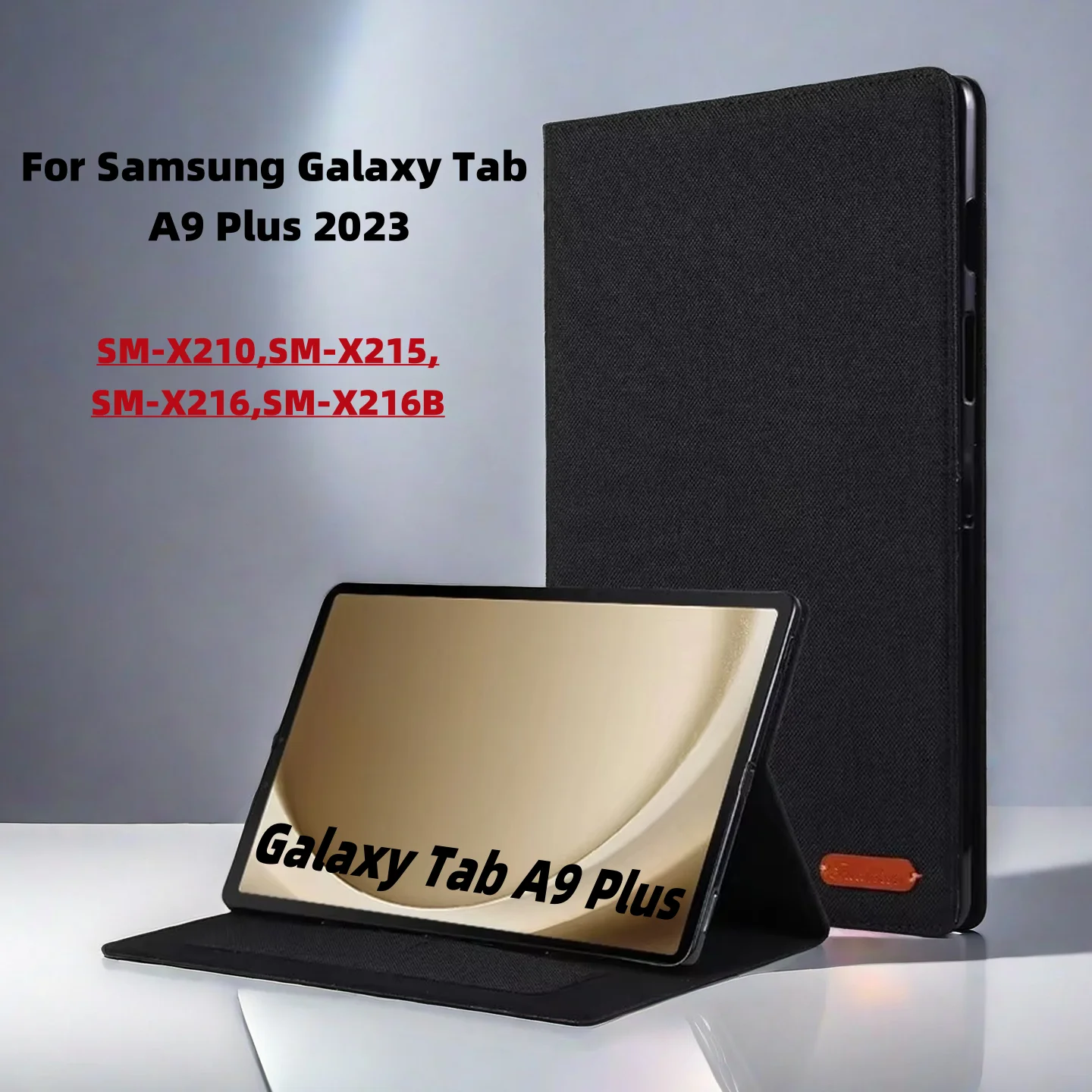 

Funda For Samsung Tab A9 Plus Case SM-X210 TPU Soft Back Cover Cowboy Flip Stand tablet Case For Galaxy Tab A9 Plus 11inch Cover